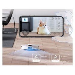 Робот Прахосмукачка с Моп ECOVACS DEEBOT T10  - 3000 Pa, Бял